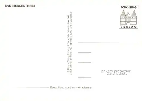 AK / Ansichtskarte Bad_Mergentheim  Bad_Mergentheim
