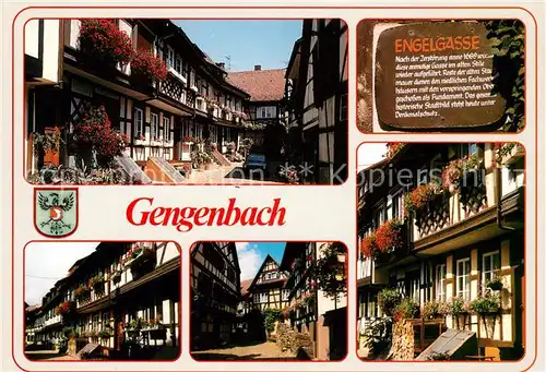 AK / Ansichtskarte Gengenbach Engelgasse Gengenbach