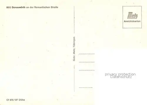 AK / Ansichtskarte Donauwoerth  Donauwoerth