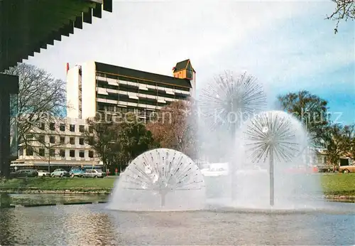 AK / Ansichtskarte Christchurch_Canterbury Ferrier Fountain and Ramada Inn Hotel Christchurch_Canterbury