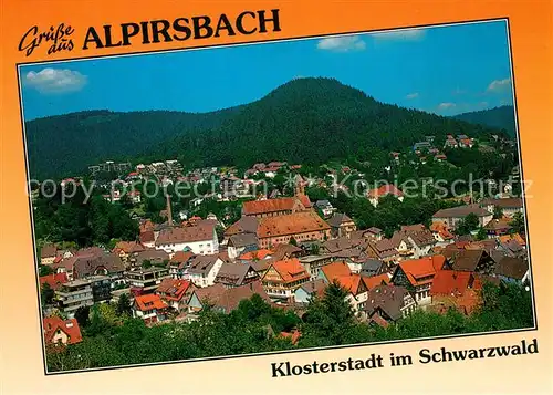 AK / Ansichtskarte Alpirsbach Klosterstadt Luftkurort Wintersportplatz im Schwarzwald Alpirsbach