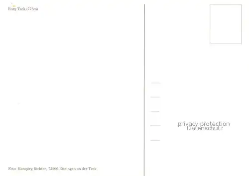 AK / Ansichtskarte Teck Burg Schwaebische Alb Teck