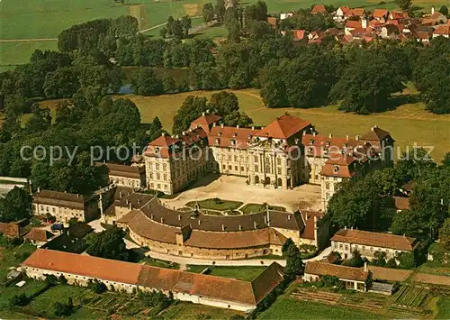 AK / Ansichtskarte Pommersfelden Schloss Weissenstein 18. Jhdt. Fliegeraufnahme Pommersfelden