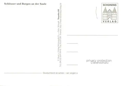 AK / Ansichtskarte Neuenburg_Unstrut Schloesser und Burgen an der Saale und Unstrut Neuenburg_Unstrut