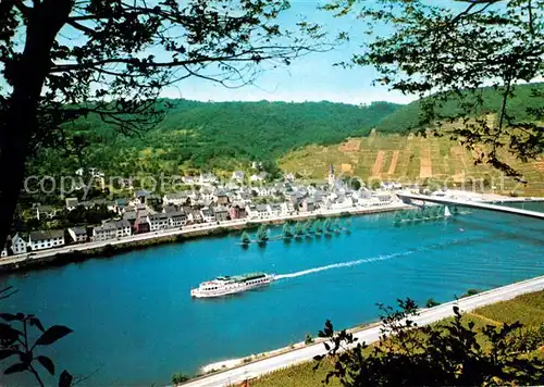 AK / Ansichtskarte Loef_Mosel Blick ueber die Mosel zur Stadt Loef_Mosel