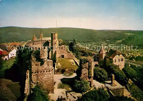 AK / Ansichtskarte Dilsberg Burgruine mit Kommandantenhaus Dilsberg