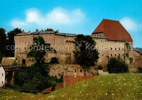 AK / Ansichtskarte Tittmoning_Salzach Burg Jagdschloss der Erzbischoefe von Salzburg Tittmoning Salzach