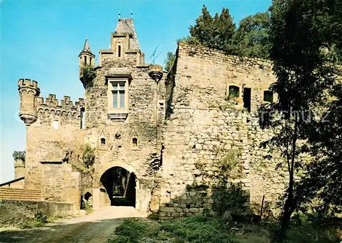 AK / Ansichtskarte Dhaun Historische Gaststaette mit Wappensaal Hotel Zur Burg Dhaun