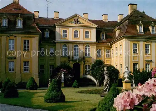 AK / Ansichtskarte Rammenau Barockschloss Statuen Rammenau