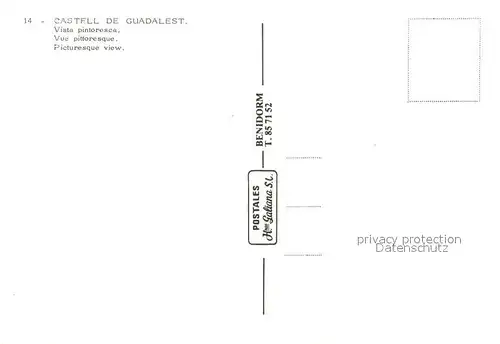 AK / Ansichtskarte Guadalest Castell vista pintoresca Guadalest