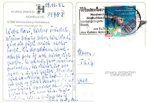 AK / Ansichtskarte Hoheleye Kurkliniken Fachwerkhaeuser Hoheleye