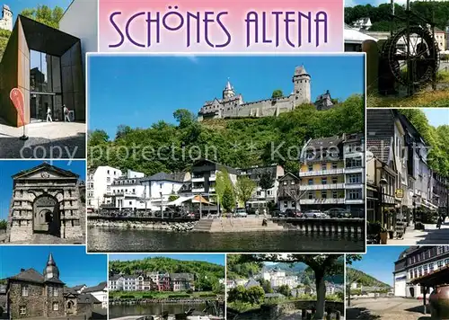 AK / Ansichtskarte Altena_Lenne Schloss Portal Teilansichten Altena_Lenne