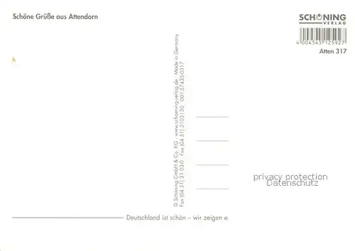 AK / Ansichtskarte Attendorn Bieketurm Panorama Alter Markt Rathaus Burg Schnellenberg Breite Techt Attendorn