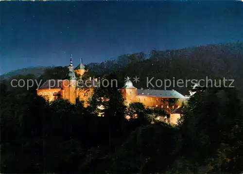 AK / Ansichtskarte Attendorn Burg Schnellenberg beleuchtet Attendorn