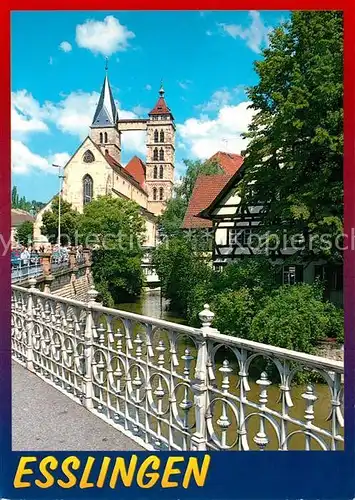 AK / Ansichtskarte Esslingen_Neckar Stadtkirche St Dionys Esslingen Neckar