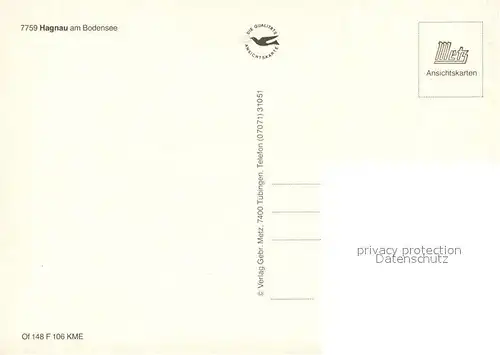 AK / Ansichtskarte Hagnau_Bodensee Panorama Minigolf Kirche Schwimmbad Hagnau Bodensee