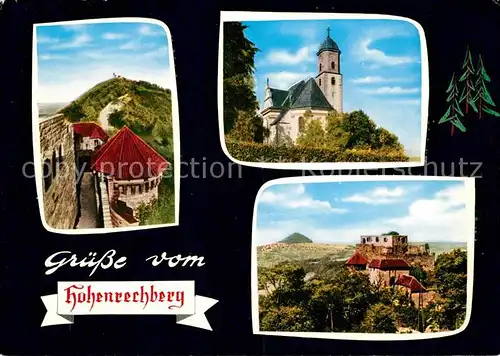 AK / Ansichtskarte Hohenrechberg Ruine Rechberg Wallfahrtskirche Hohenstaufen Hohenrechberg