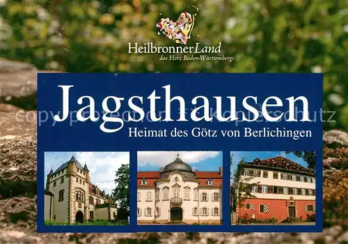 AK / Ansichtskarte Jagsthausen_Jagst Schloss Jagsthausen_Jagst