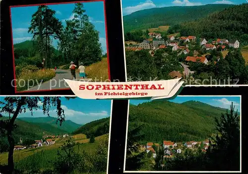 AK / Ansichtskarte Sophienthal_Oberfranken Wandern im Fichtelgebirge Panorama Sophienthal Oberfranken