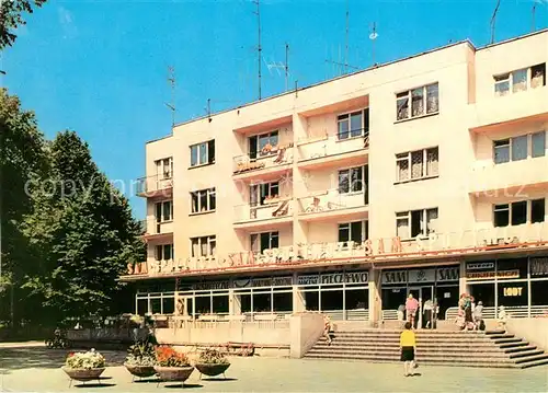 AK / Ansichtskarte Swinoujscie_Swinemuende Blok mieszkalno uslugowy Osiedlu Chopina Swinoujscie Swinemuende