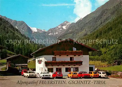 AK / Ansichtskarte Gschnitz_Tirol Alpengasthof Feuerstein Gschnitz Tirol