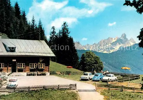 AK / Ansichtskarte Flachau Almgasthaus Sattelbauer Dachstein  Flachau