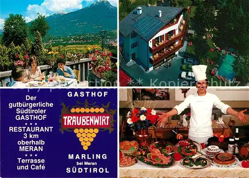 AK / Ansichtskarte Marling Gasthof Traubenwirt Marling