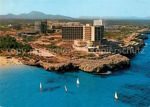 AK / Ansichtskarte Calas_de_Mallorca Fliegeraufnahme Hotel America Calas_de_Mallorca