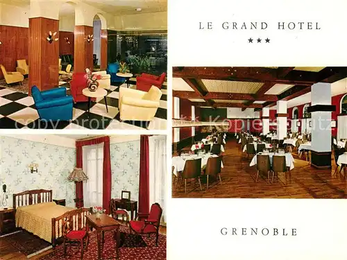AK / Ansichtskarte Grenoble Le Grand Hotel Grenoble