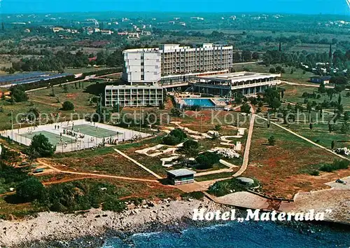 AK / Ansichtskarte Porec Fliegeraufnahme Hotel Marerada Porec