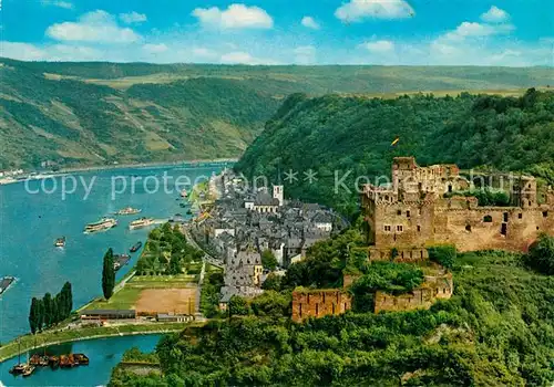 AK / Ansichtskarte St_Goar Burg Rheinfels Fliegeraufnahme St_Goar