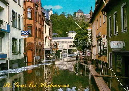 AK / Ansichtskarte St_Goar bei Hochwasser St_Goar