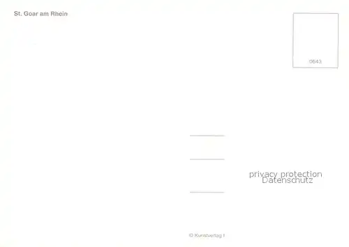 AK / Ansichtskarte St_Goar Burg Rheinfels Fliegeraufnahme Ortsansicht mit Kirche St_Goar