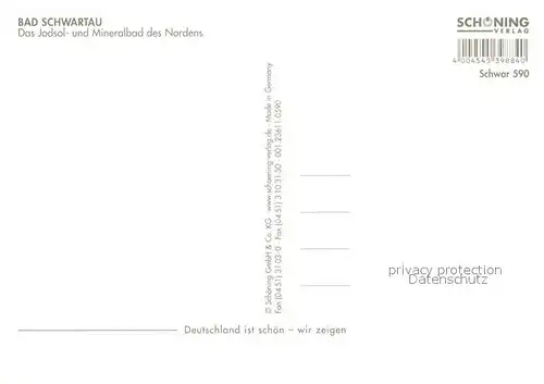 AK / Ansichtskarte Bad_Schwartau Holstein Therme Rathaus Marktbrunnen Kurpark Bismarckturm Bad_Schwartau