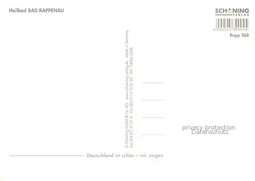 AK / Ansichtskarte Bad_Rappenau Kurhaus Kurpark See Kirche Gradierwerk Enten Bad_Rappenau