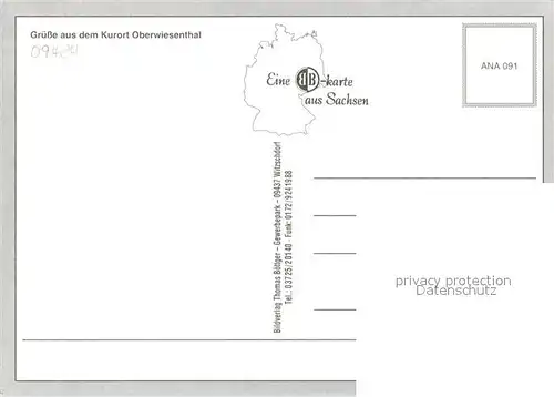 AK / Ansichtskarte Oberwiesenthal_Erzgebirge Panorama Kurort Oberwiesenthal Erzgebirge