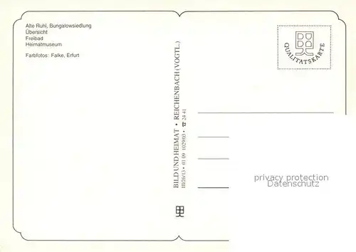 AK / Ansichtskarte Ruhla Alte Ruhl Bungalowsiedlung uebersicht Freibad Heimatmuseum Fachwerkhaus Ruhla