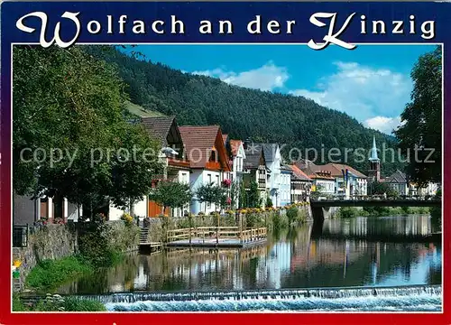 AK / Ansichtskarte Wolfach Partie an der Kinzig Wolfach