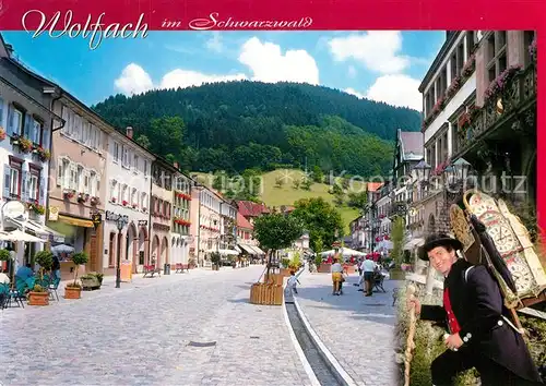 AK / Ansichtskarte Wolfach Innenstadt Fussgaengerzone Baechle Wolfach