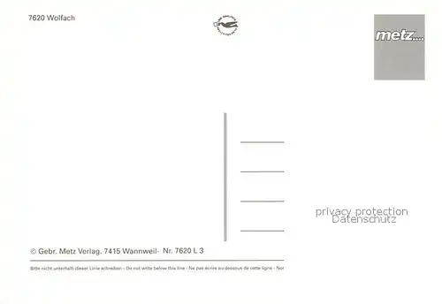 AK / Ansichtskarte Wolfach Panorama mit Kloster Wolfach