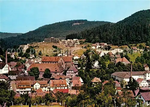 AK / Ansichtskarte Alpirsbach Panorama Kurstadt Klosterstadt im Schwarzwald Alpirsbach