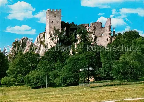 AK / Ansichtskarte Weissenstein_Regen Burgruine Weissenstein Bayerischer Wald Weissenstein_Regen