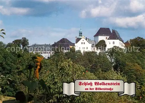 AK / Ansichtskarte Wolkenstein_Erzgebirge Schloss Wolkenstein an der Silberstrasse Mittelalterliche Burg Wolkenstein_Erzgebirge