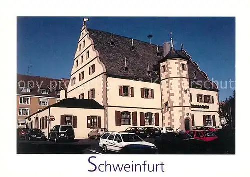 AK / Ansichtskarte Schweinfurt Zeughaus Historisches Gebaeude Schweinfurt