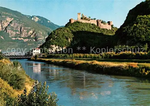 AK / Ansichtskarte Bozen_Suedtirol Schloss Sigmundskron an der Etsch Bozen Suedtirol