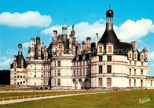 AK / Ansichtskarte Chambord_Blois Facade principale du Chateau XVI siecle Collection Les Merveilles du Val de Loire Chambord Blois