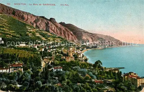 AK / Ansichtskarte Menton_Alpes_Maritimes La Baie de Garavan Menton_Alpes_Maritimes