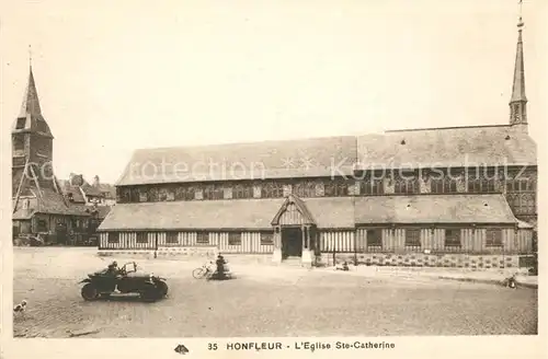 AK / Ansichtskarte Honfleur Eglise Ste Catherine Honfleur