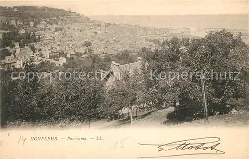 AK / Ansichtskarte Honfleur Panorama Honfleur