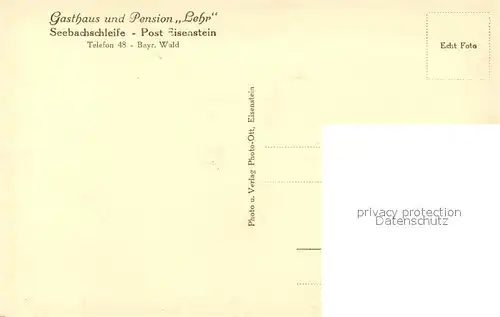 AK / Ansichtskarte Bayerisch_Eisenstein Seebachschleife mit Arber Bayerisch_Eisenstein